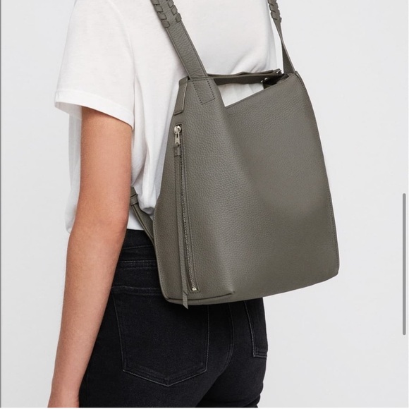 AllSaints Small Kita Convertible Leather Backpack - Picture 2 of 7